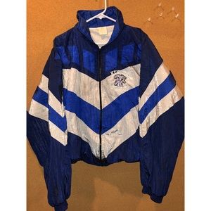 vintage university of kentucky windbreaker jacket